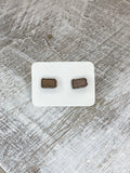 State Stud Earrings-Walnut - Wholesale