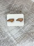 State Stud Earrings-Cherry - Wholesale