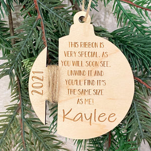 Custom Ribbon Ornament