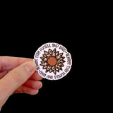 Leopard Sunflower Stickers - Wholesale