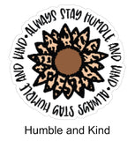 Leopard Sunflower Stickers - Wholesale