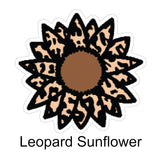 Leopard Sunflower Stickers - Wholesale