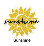 Leopard Sunflower Stickers - Wholesale