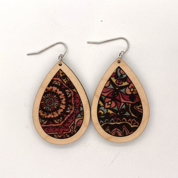 Mandala Dark Cork Drops