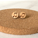 Music Note Studs