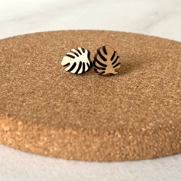 Palm Leaf Studs