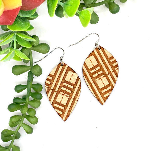 Plaid Tartan Teardrops