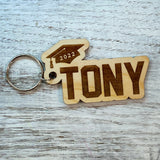 Senior Keychains - Graduation Cap with Name - Wholesale