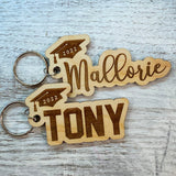 Senior Keychains - Graduation Cap with Name - Wholesale