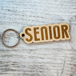 Senior Keychains - All Caps