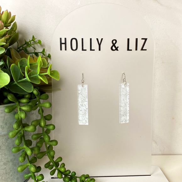 Wedding Scroll Acrylic Drops