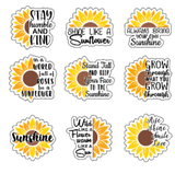 Sunflower Stickers - Wholesale