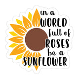 Sunflower Stickers - Wholesale