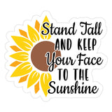 Sunflower Stickers - Wholesale
