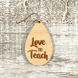Teacher Earrings