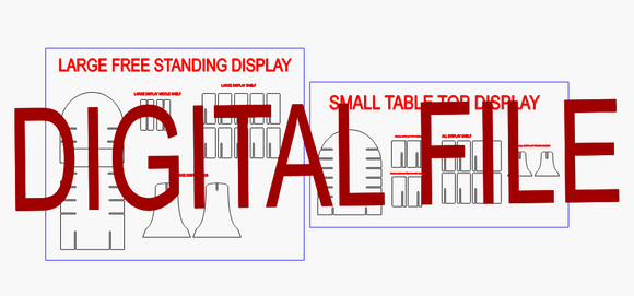 Digital File For Earring Displays