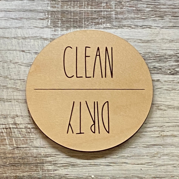 Clean/Dirty Dishwasher Magnet - wholesale