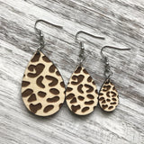 Maple wood leopard drops