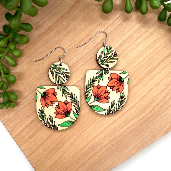 Hand Painted Orange Drops