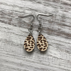 Maple wood leopard drops