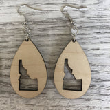 State Drop Earrings-Maple - Wholesale
