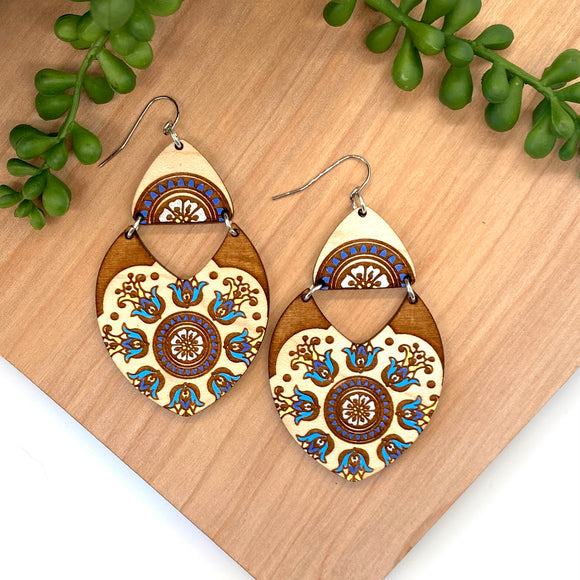 Hand Painted Tapestry Drops