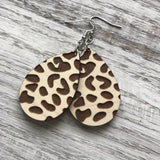 Maple wood leopard drops