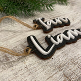 2 Layer Name Tags-Wood and Acrylic-Wholesale