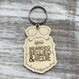 Bearded Keychain