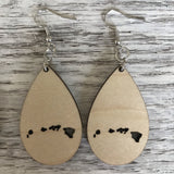 State Drop Earrings-Maple - Wholesale