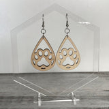 Open Paw Print Drop