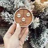 Custom Family Ornament - Wholesale