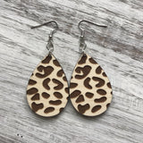 Maple wood leopard drops