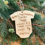 Baby’s First Christmas Ornament